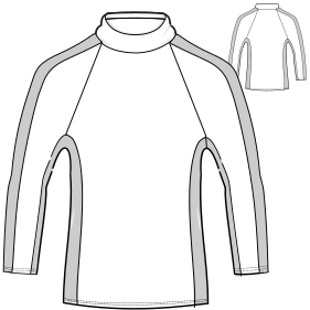 Fashion sewing patterns for MEN T-Shirts Surf T-Shirt 7379